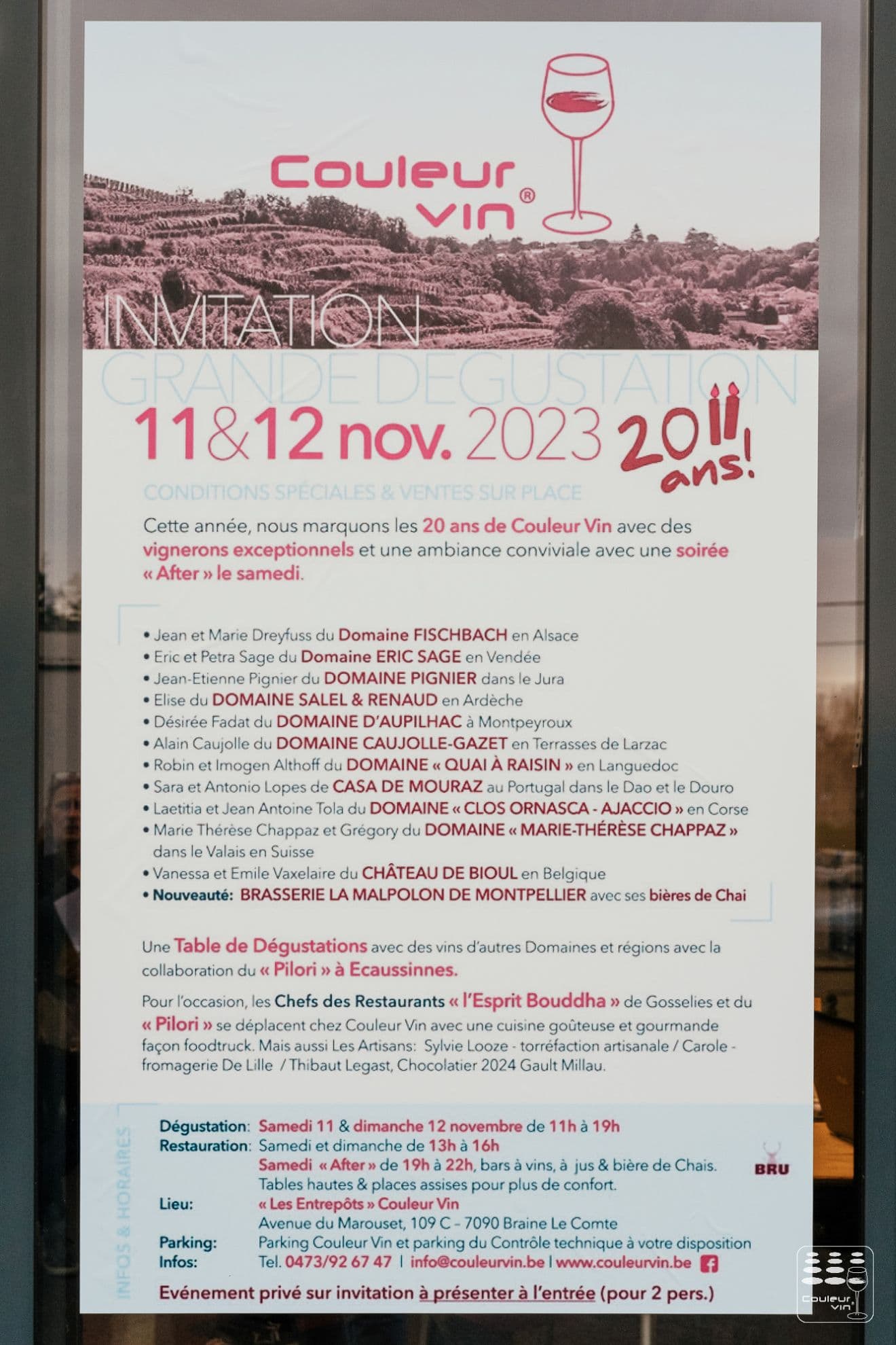 Grande dégustation Couleur Vin 2023