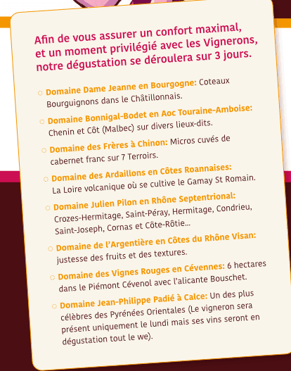 Grande dégustation Couleur Vin 2024