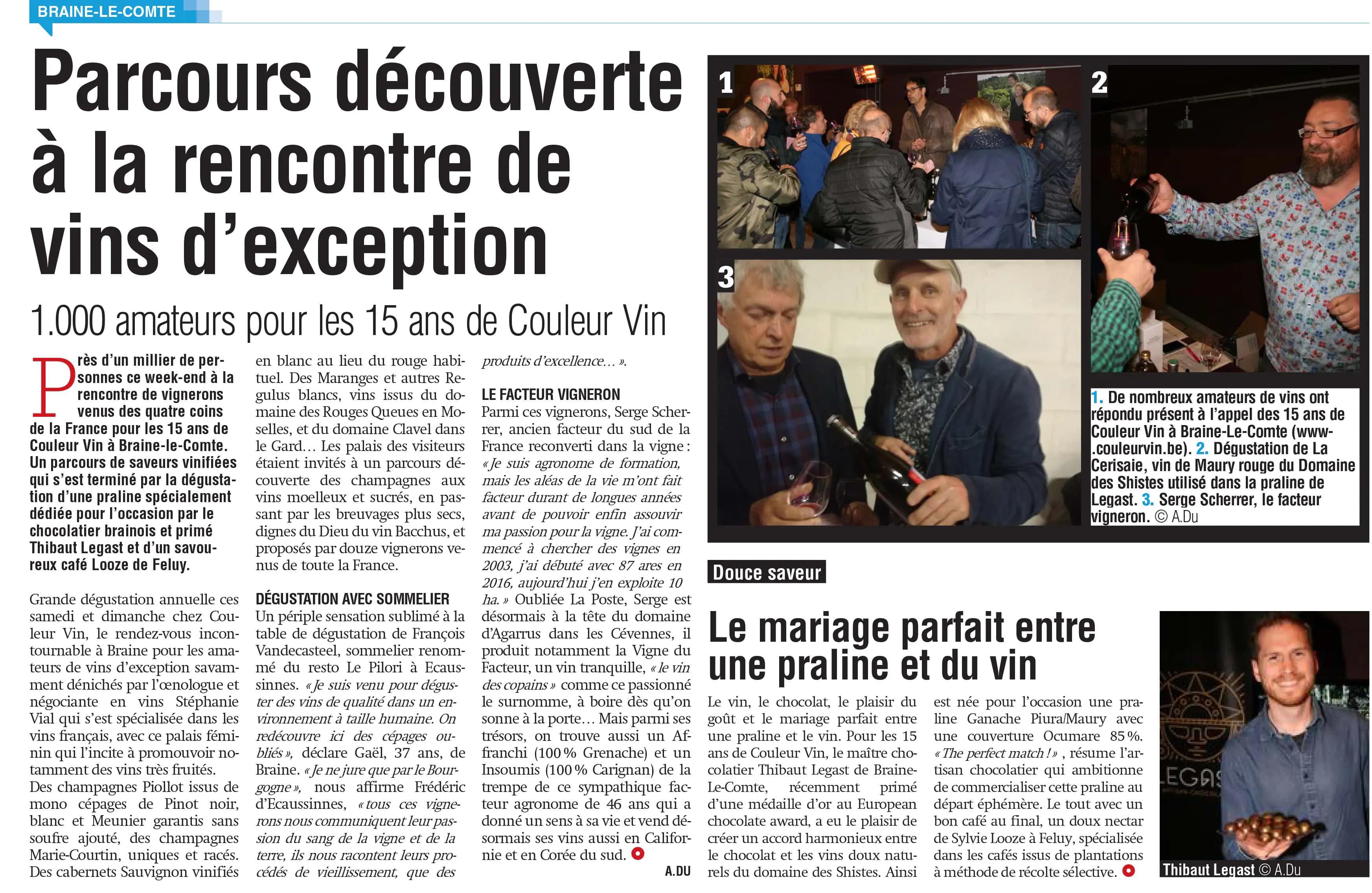 Article Sud Presse – Novembre 2018