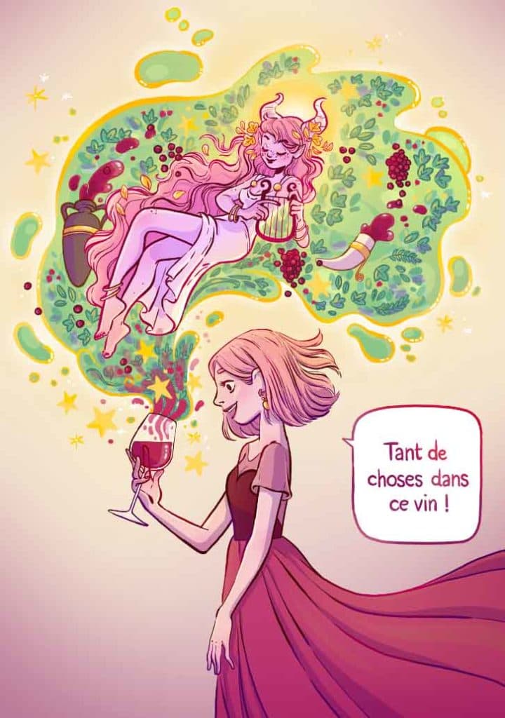 Illustration Couleur Vin par Princesse Barbare